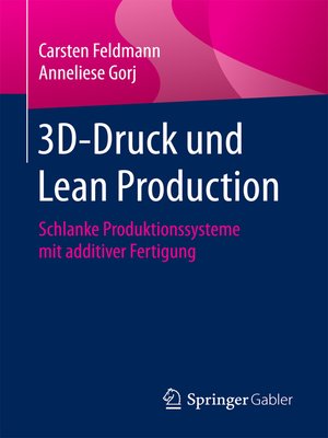 cover image of 3D-Druck und Lean Production